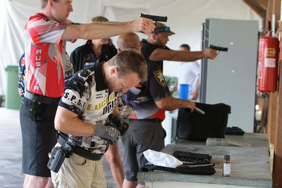 IPSC competition action